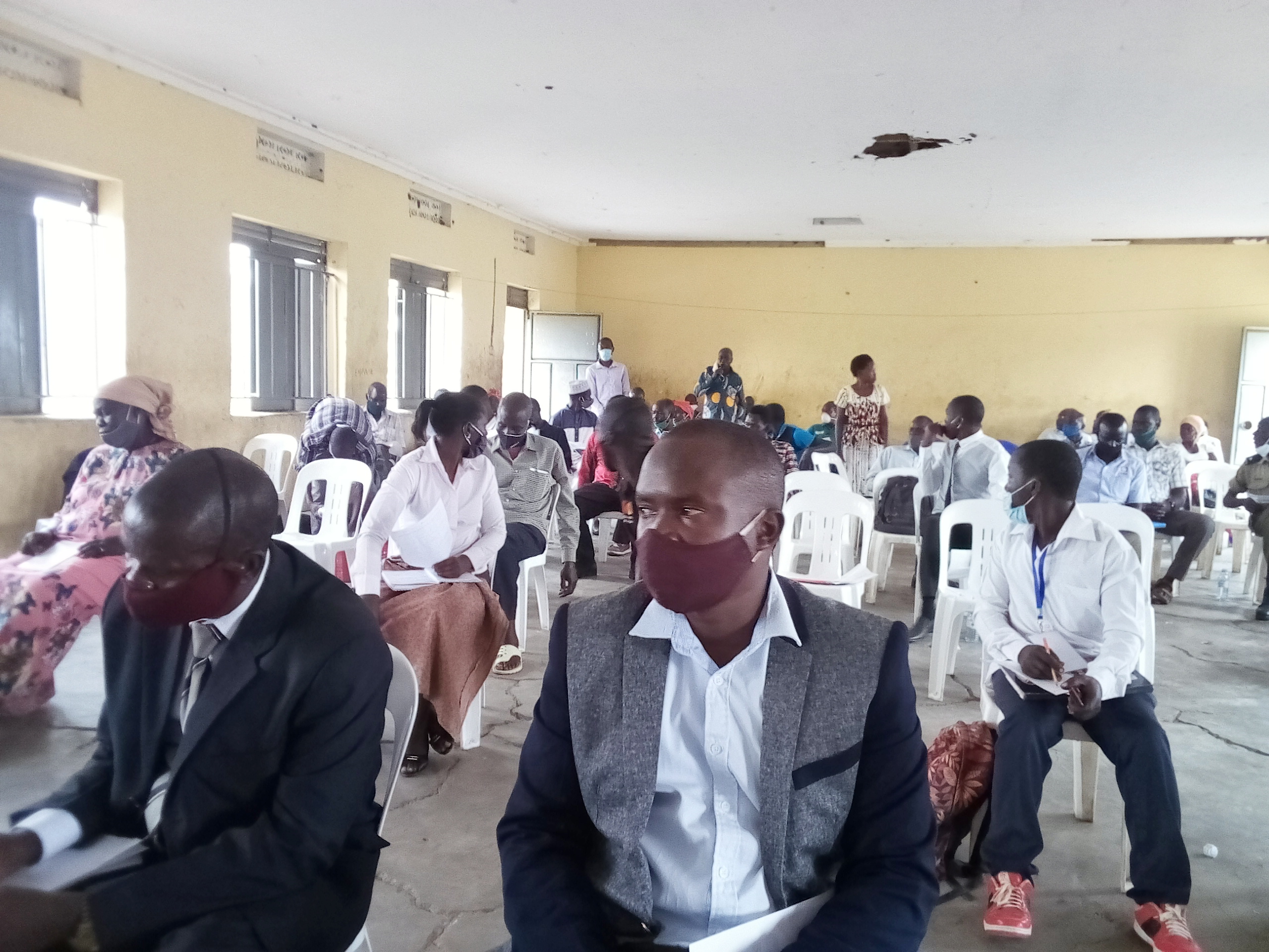 Kapelebyong district stakeholders attending the budget conference 