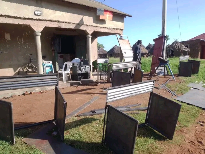 Some of windows and doors crafted by Francis Ogogong, a graduate of the first intake of the Presidential skilling program. Photo by Emmanuel Opio (1) Some of windows and doors crafted by Francis Ogogong, a graduate of the first intake of the Presidential skilling program. Photo by Emmanuel Opio (1)